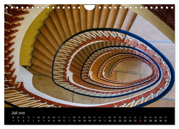 Produktbild: Faszination Treppen (Wandkalender 2026 DIN A4 quer), CALVENDO Monatskalender