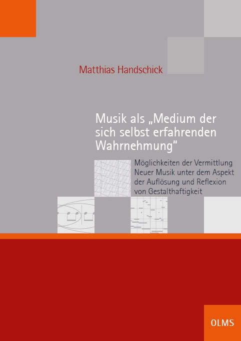 Produktbild: Musik als &bdquo;Medium der sich selbst erfahrenden Wahrnehmung&ldquo;