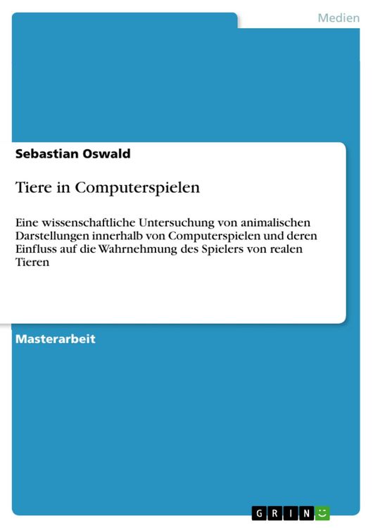 Produktbild: Tiere in Computerspielen