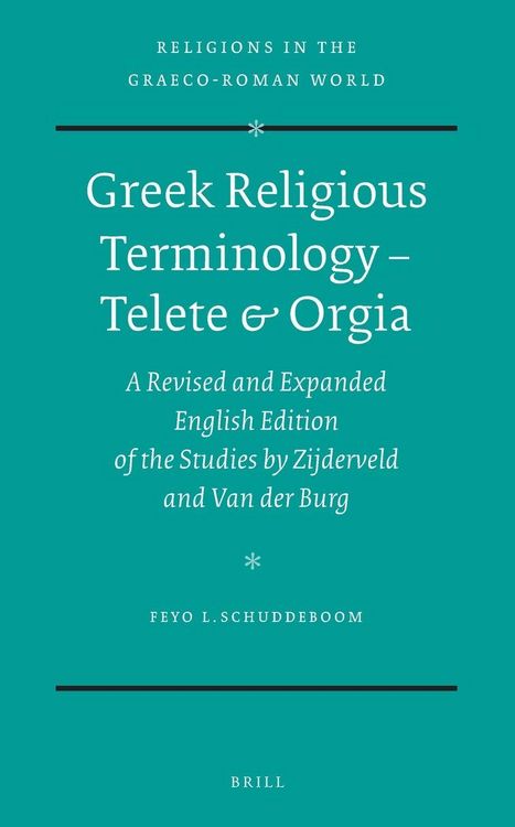 Produktbild: Greek Religious Terminology - Telete & Orgia