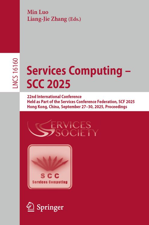 Produktbild: Services Computing &ndash; SCC 2025