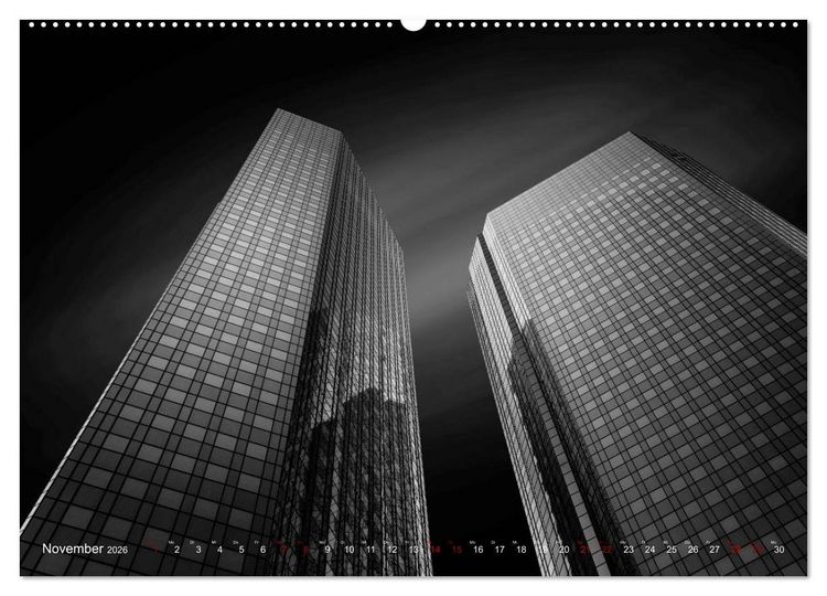 Produktbild: Monochrome Architektur (Wandkalender 2026 DIN A2 quer), CALVENDO Monatskalender