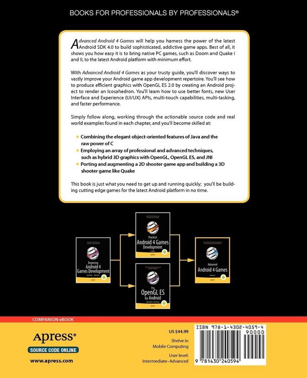 Produktbild: Advanced Android 4 Games