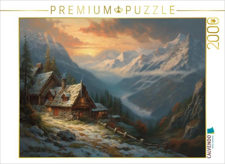 Produktbild: CALVENDO Puzzle Blick ins Tal | 2000 Teile Lege-Gr&ouml;&szlig;e 90x67cm Foto-Puzzle f&uuml;r gl&uuml;ckliche Stunden