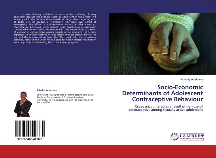 Produktbild: Socio-Economic Determinants of Adolescent Contraceptive Behaviour