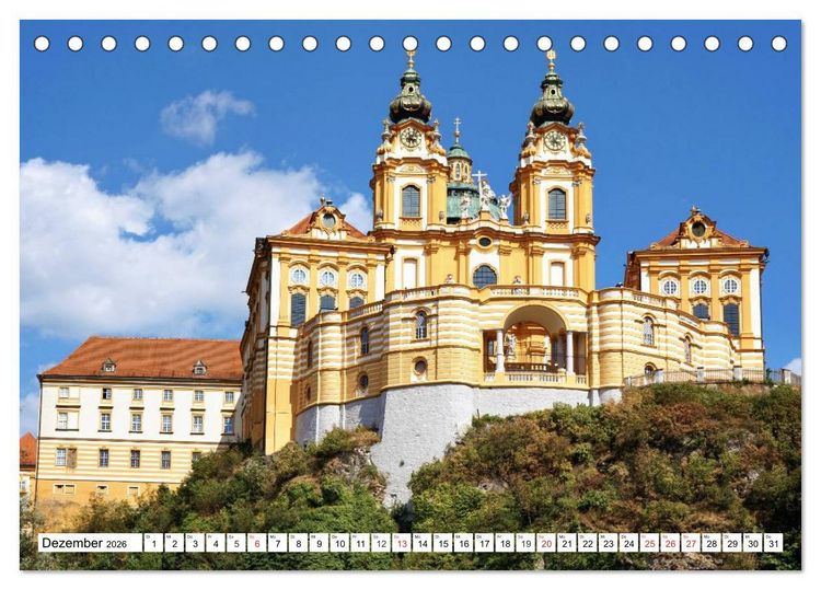 Produktbild: Mein &Ouml;sterreich. Eine Reise durch die Bundesl&auml;nder (Tischkalender 2026 DIN A5 quer), CALVENDO Monatskalender