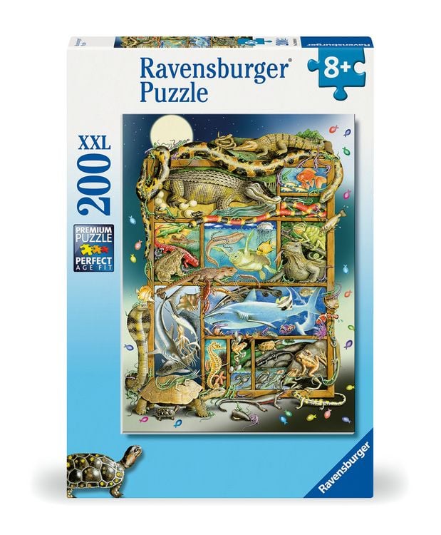 Produktbild: Kinderpuzzle 200 XXL Teile - Reptilien im Regal