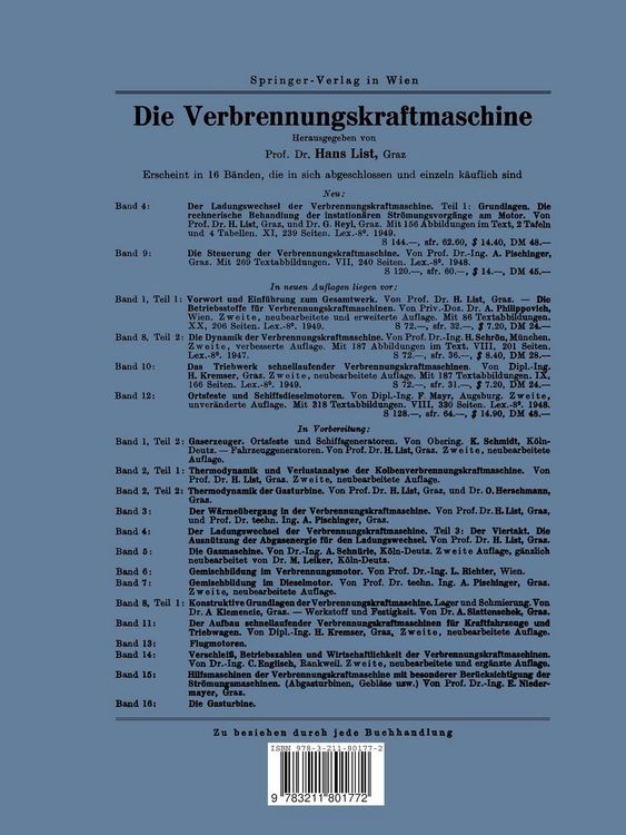 Produktbild: Der Ladungswechsel der Verbrennungskraftmaschine