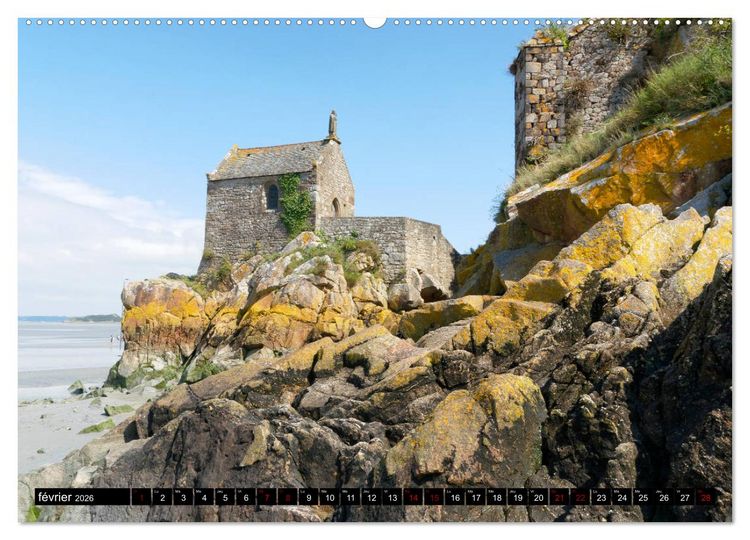 Produktbild: Mont Saint-Michel (Calendrier mural 2026 DIN A2 vertical) calendrier de bureau