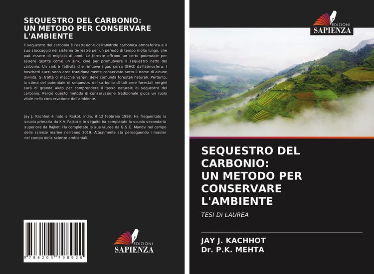 Produktbild: SEQUESTRO DEL CARBONIO: UN METODO PER CONSERVARE L'AMBIENTE