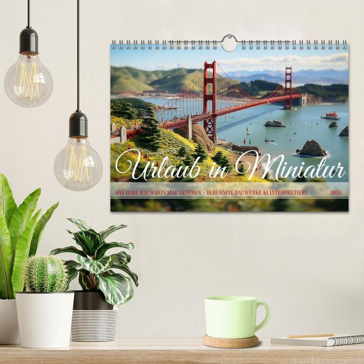 Produktbild: Urlaub in Miniatur (Wandkalender 2026 DIN A4 quer), CALVENDO Monatskalender