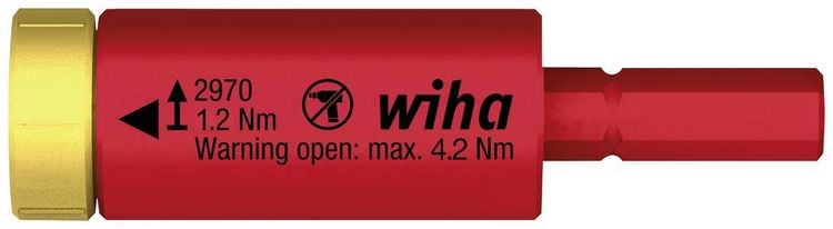 Produktbild: Wiha 46402 Elektriker Drehmoment-Schraubendreher 1.2 - 1.2 Nm
