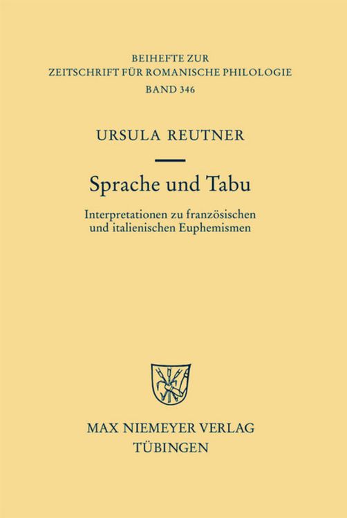 Produktbild: Sprache und Tabu