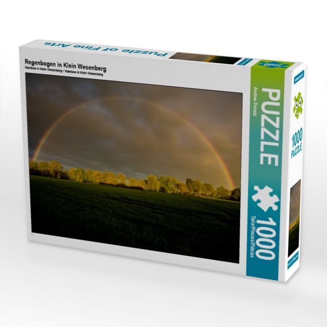 Produktbild: CALVENDO Puzzle Regenbogen in Klein Wesenberg | 1000 Teile Lege-Gr&ouml;&szlig;e 64x48cm Foto-Puzzle f&uuml;r gl&uuml;ckliche Stunden