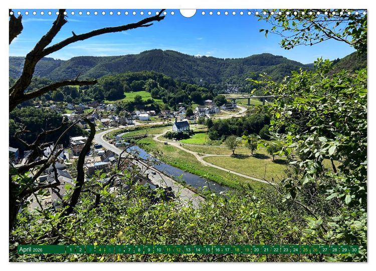 Produktbild: Erlebe mit mir die Wanderregionen im Ahrtal - Altenahr (Wandkalender 2026 DIN A3 quer), CALVENDO Monatskalender