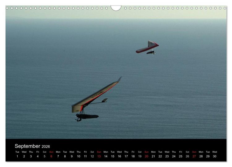 Produktbild: Hang gliding at Rhossili (Wall Calendar 2026 DIN A3 landscape), CALVENDO 12 Month Wall Calendar