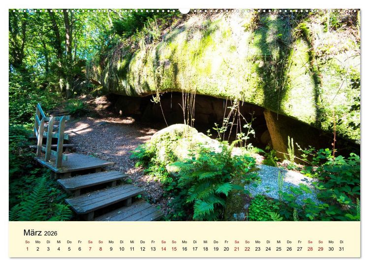Produktbild: Einzigartige C&ocirc;te Granit Rose (Wandkalender 2026 DIN A2 quer), CALVENDO Monatskalender
