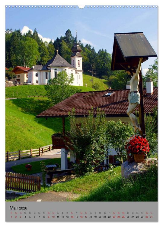 Produktbild: Wundersch&ouml;nes Berchtesgadener Land (hochwertiger Premium Wandkalender 2026 DIN A2 hoch), Kunstdruck in Hochglanz