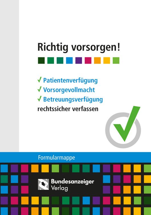 Produktbild: Richtig vorsorgen!