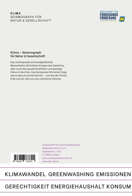 Produktbild: Klima - Seismograph f&uuml;r Gesellschaft & Gesundheit