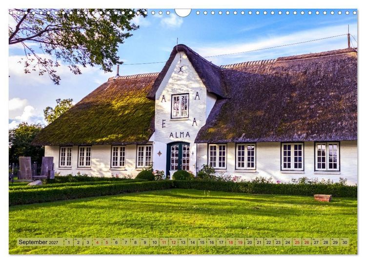 Produktbild: IN SYLT VERLIEBT (Wandkalender 2027 DIN A3 quer), CALVENDO Monatskalender