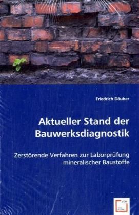 Produktbild: D&auml;uber, F: Aktueller Stand der Bauwerksdiagnostik