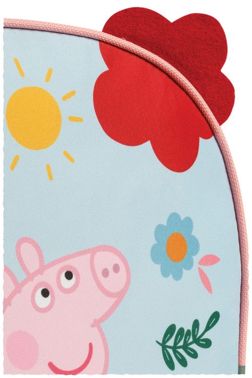 Produktbild: SIEBER Gl&uuml;hw&uuml;rmchen - Kinderrucksack Peppa Pig, hellblau
