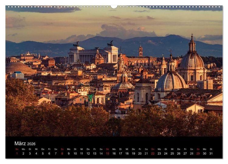Produktbild: Rom - Impressionen aus der ewigen Stadt (Wandkalender 2026 DIN A2 quer), CALVENDO Monatskalender