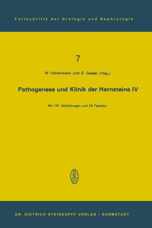 Produktbild: Pathogenese und Klinik der Harnsteine IV