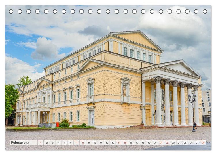 Produktbild: Darmstadt Stadtansichten (Tischkalender 2026 DIN A5 quer), CALVENDO Monatskalender