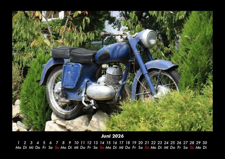 Produktbild: Motorr&auml;der 2026 Fotokalender DIN A3
