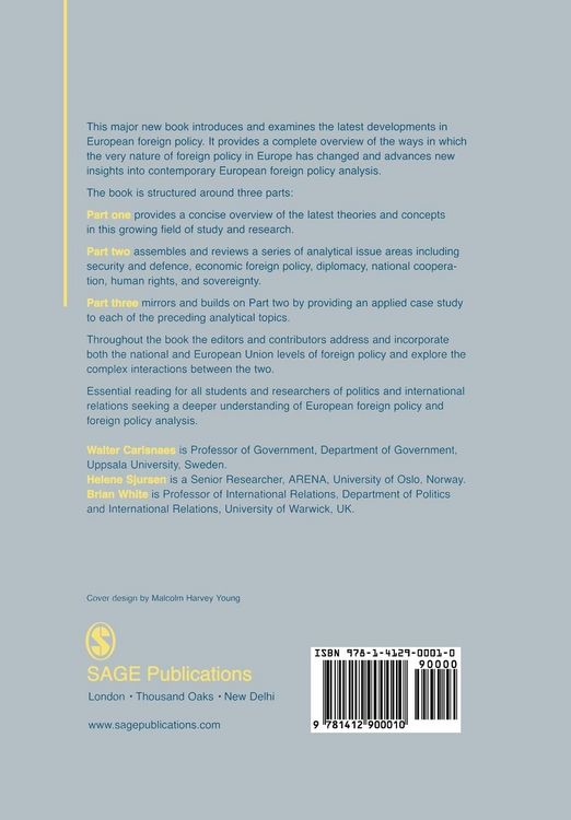 Produktbild: Contemporary European Foreign Policy