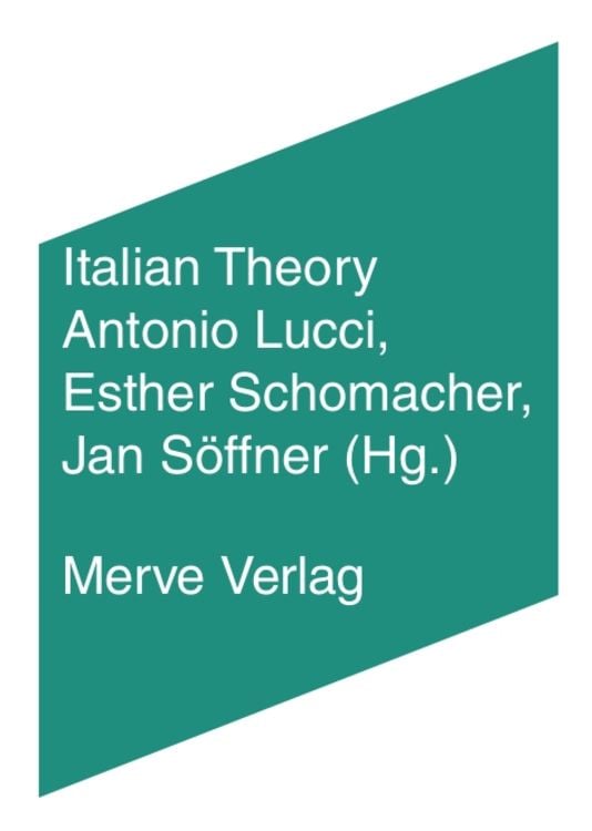 Bild vom Artikel Italian Theory vom Autor Giorgio Agamben