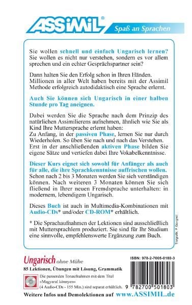 Produktbild: ASSiMiL Ungarisch ohne M&uuml;he - Niveau A1-B2