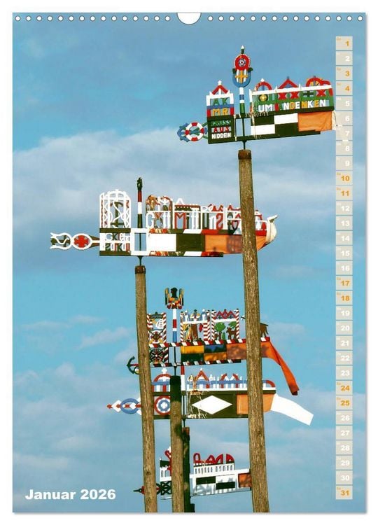 Produktbild: Kurische Nehrung &ndash; Am langen, weichen Ostsee-Strand (Wandkalender 2026 DIN A3 hoch), CALVENDO Monatskalender