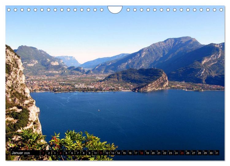 Produktbild: Romantisches Fernweh - Gardasee (Wandkalender 2026 DIN A4 quer), CALVENDO Monatskalender