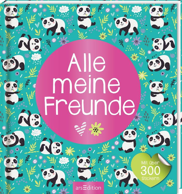 Produktbild: Alle meine Freunde &ndash; Panda | Mit &uuml;ber 300 Stickern