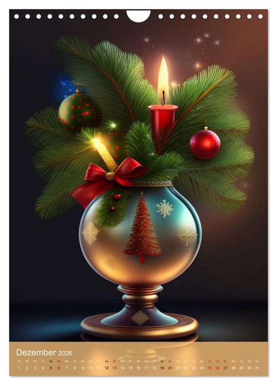 Produktbild: Abstrakte Blumenbukets (Wandkalender 2026 DIN A4 hoch), CALVENDO Monatskalender