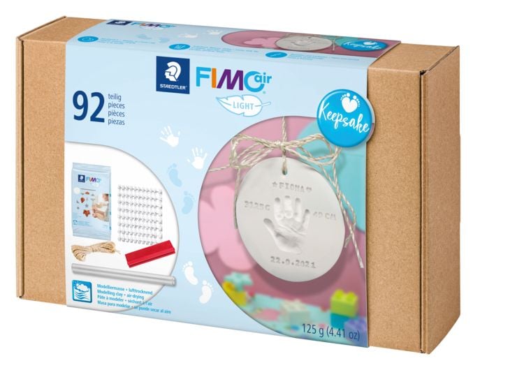 Produktbild: STAEDTLER FIMO Modelliermasse FIMOair Set Keepsake 92 Teile