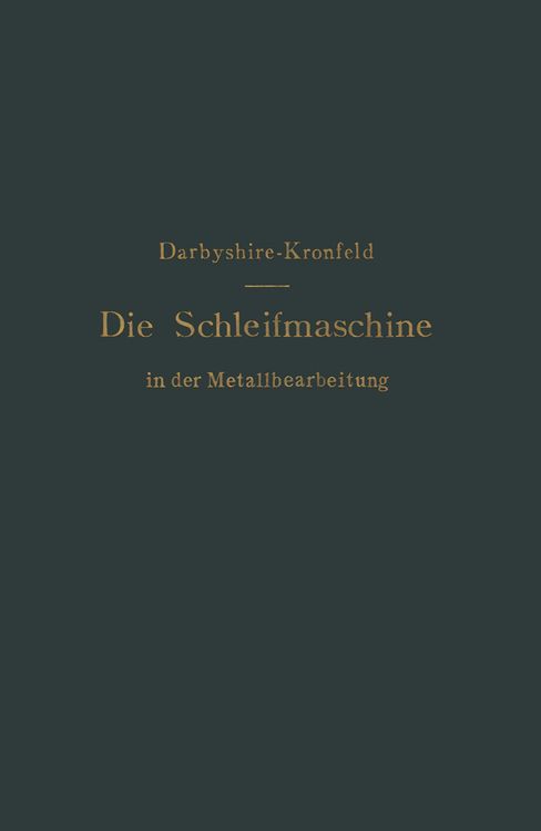 Produktbild: Die Schleifmaschine in der Metallbearbeitung