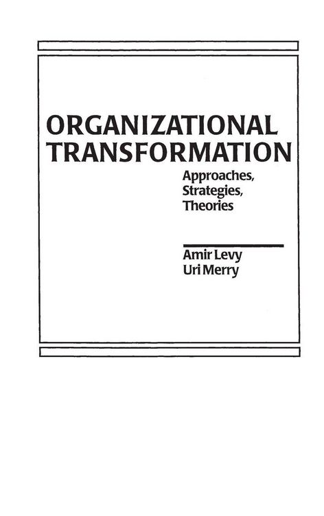 Produktbild: Organizational Transformation