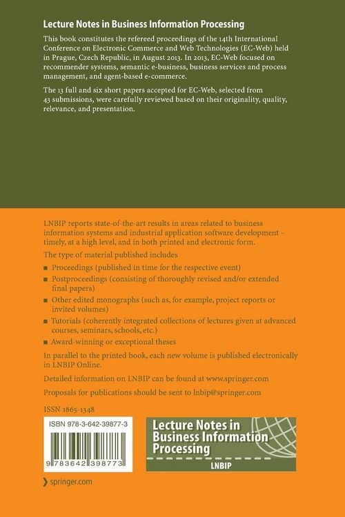 Produktbild: E-Commerce, and Web Technologies