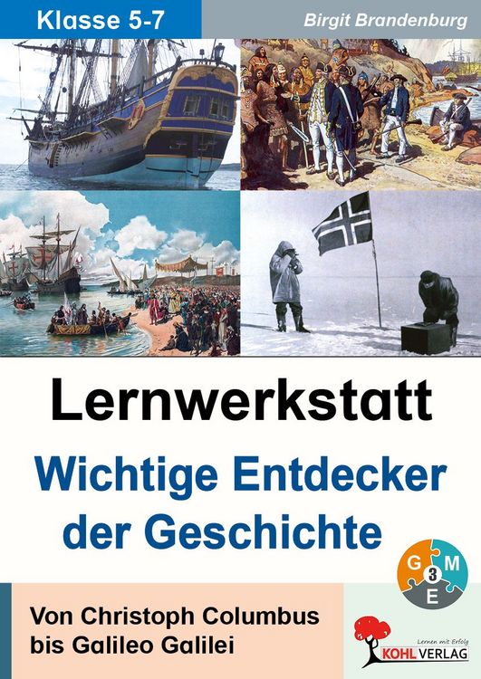 Produktbild: Lernwerkstatt Wichtige Entdecker der Geschichte