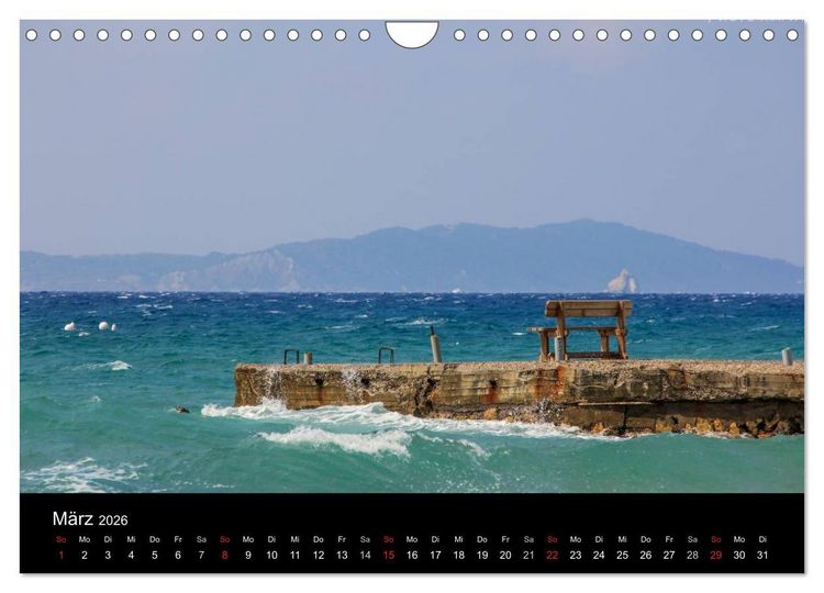 Produktbild: Korfu - Kerkira (Wandkalender 2026 DIN A4 quer), CALVENDO Monatskalender