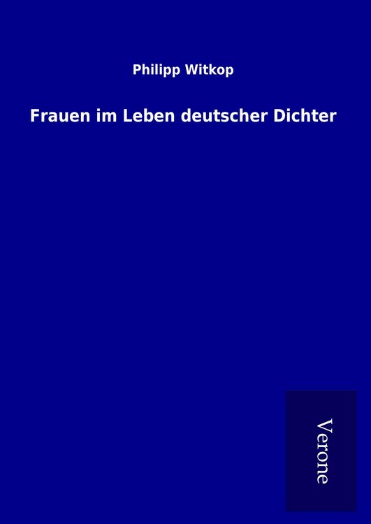 Produktbild: Frauen im Leben deutscher Dichter