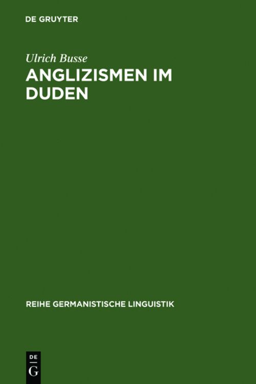Produktbild: Anglizismen im Duden
