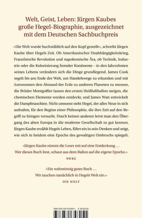 Produktbild: Hegels Welt
