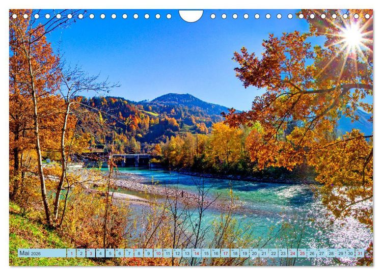Produktbild: Es flie&szlig;t die Salzach (Wandkalender 2026 DIN A4 quer), CALVENDO Monatskalender