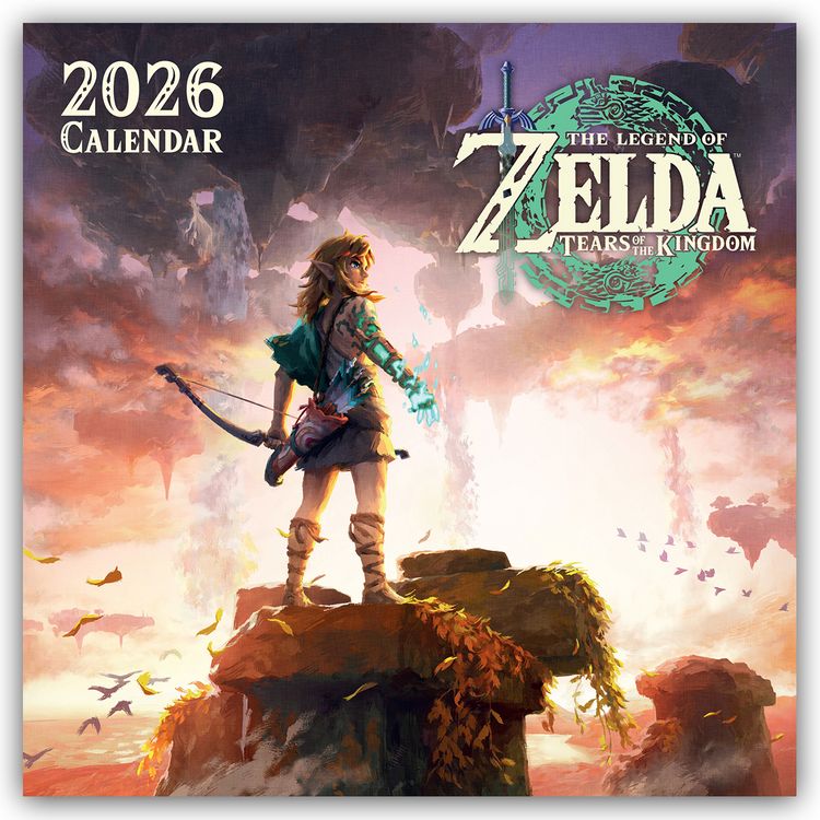 Produktbild: Nintendo – The Legend of Zelda – Die Legende von Zelda 2026 – Wandkalender