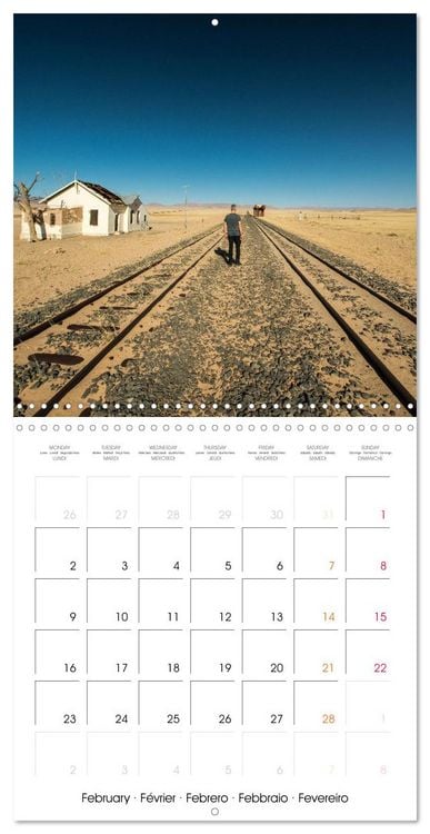 Produktbild: Namibian desert (Wall Calendar 2026 12 &times; 12 Inch) CALVENDO 12 Month Wall Calendar